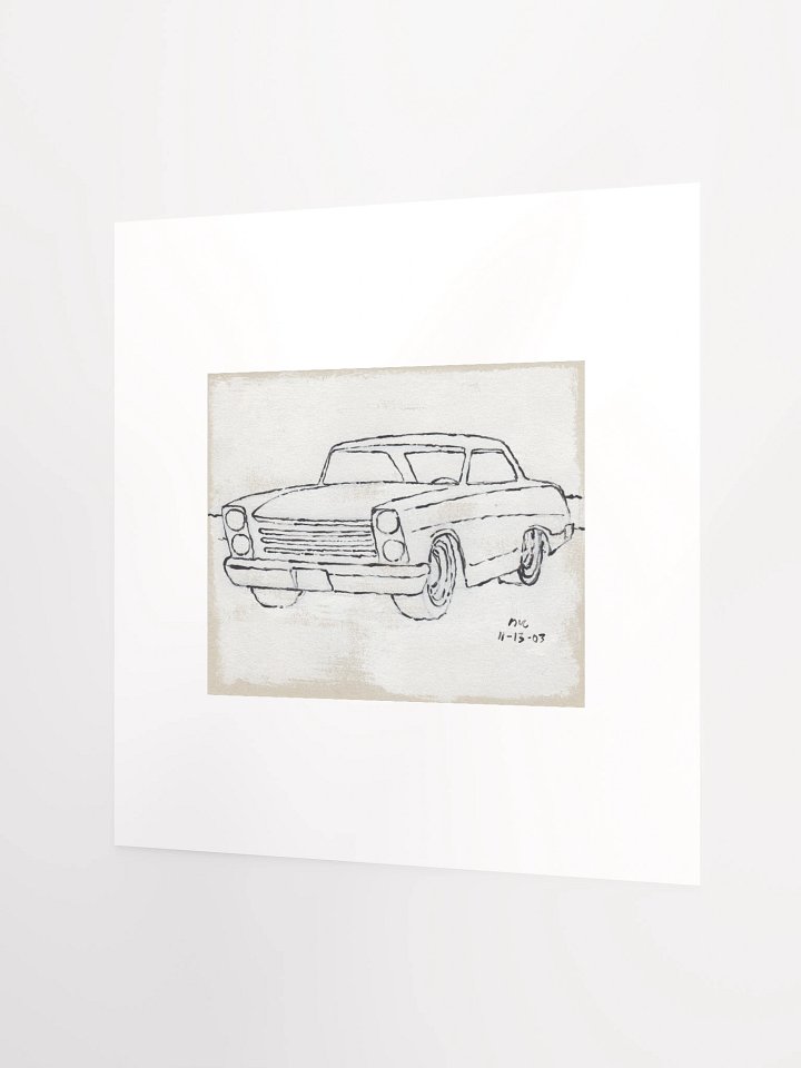 White Car #2 Print product image (2)