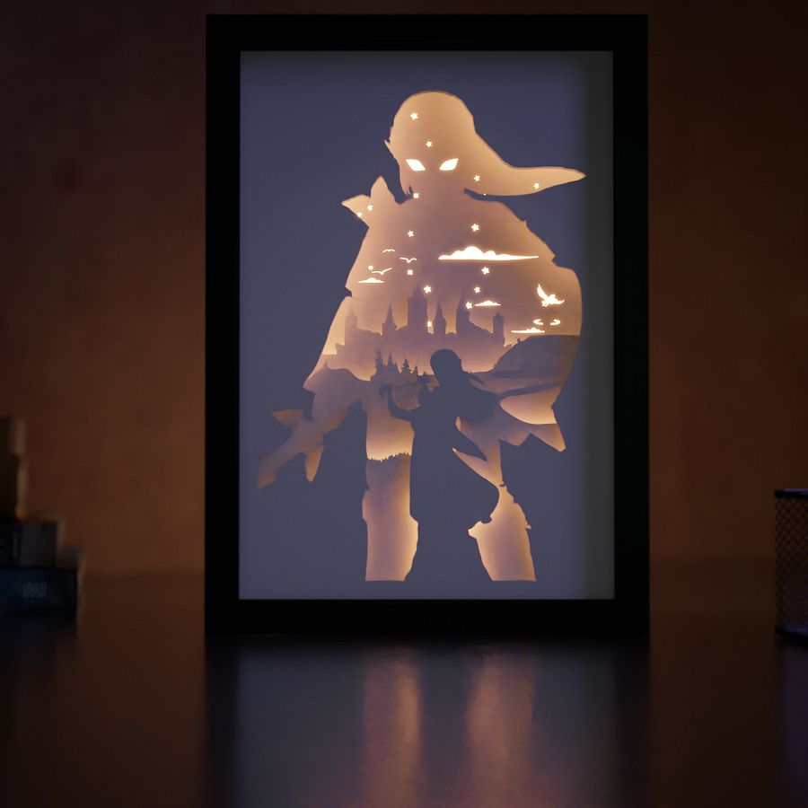 Zelda Lightbox template 2 in 1 - PDF PNG SVG DXF + Video Tutorial product image (2)