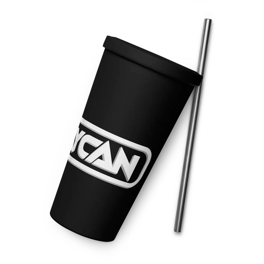 Dj JayCan Insulated Tumbler with a Straw Black product image (8)
