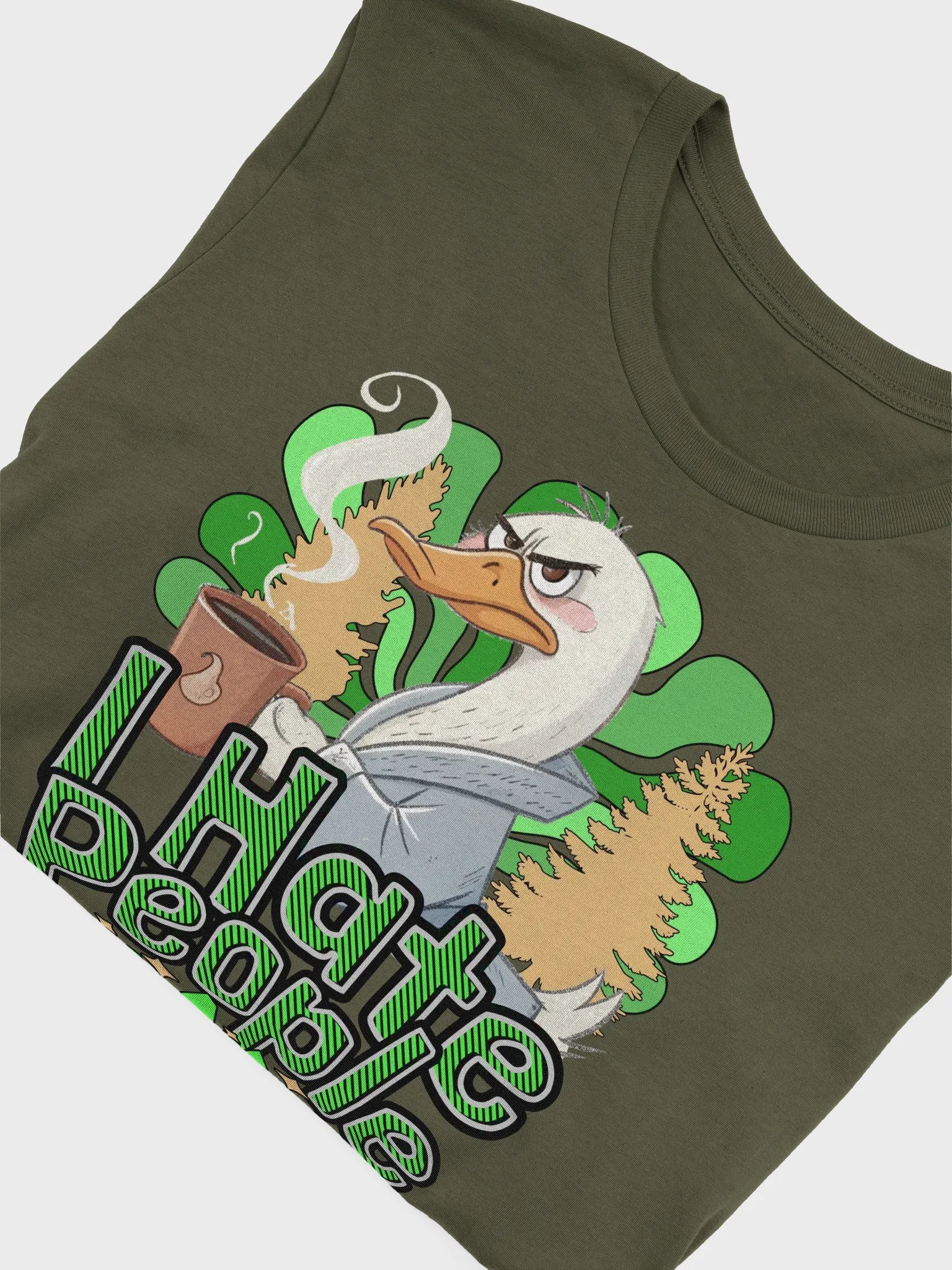 I Hate People Goose Grumpy Coffee Lover T-Shirt product image (3)