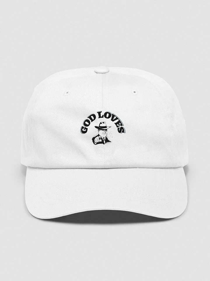 GOD LOVES YOU. Intricate Timepiece Unisex Dad Hat product image (1)