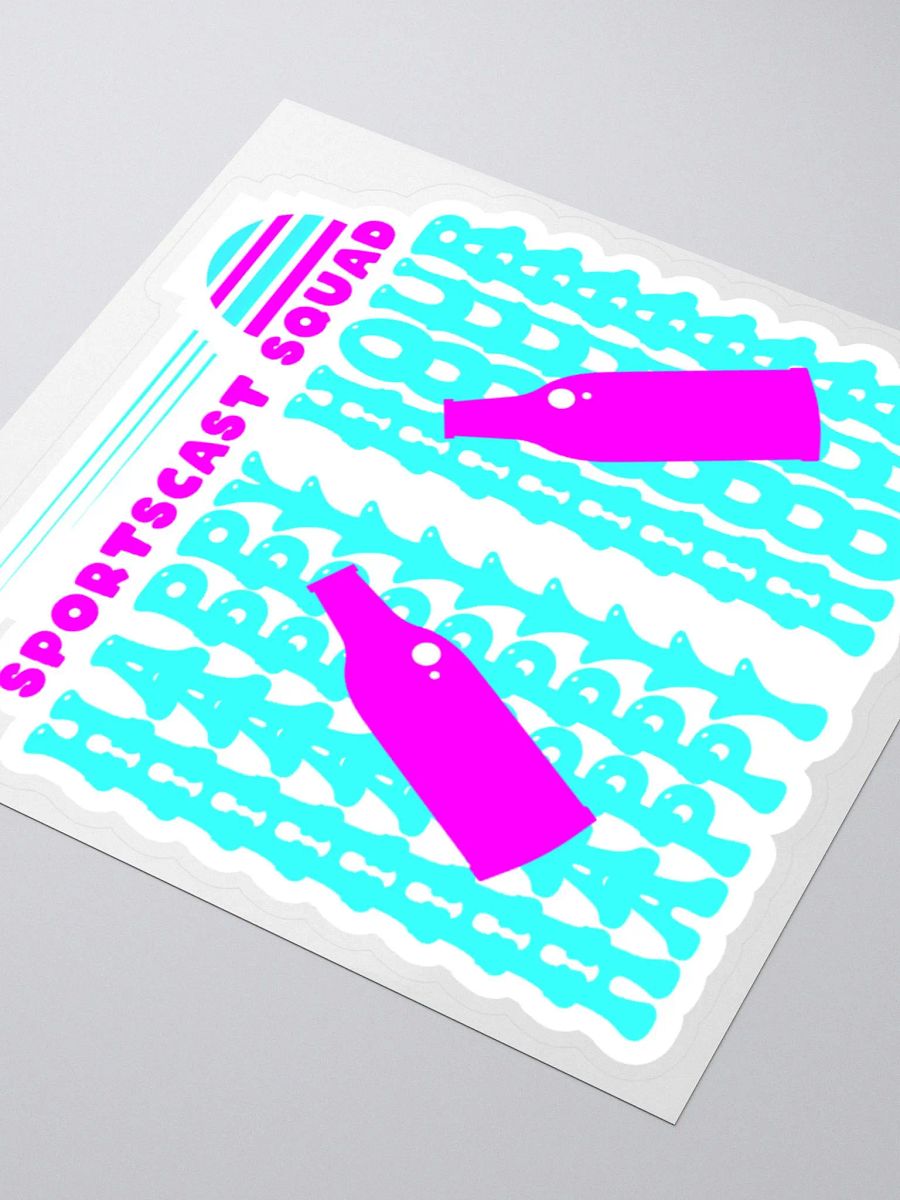 HAPPY HOUR BEER STICKER product image (3)