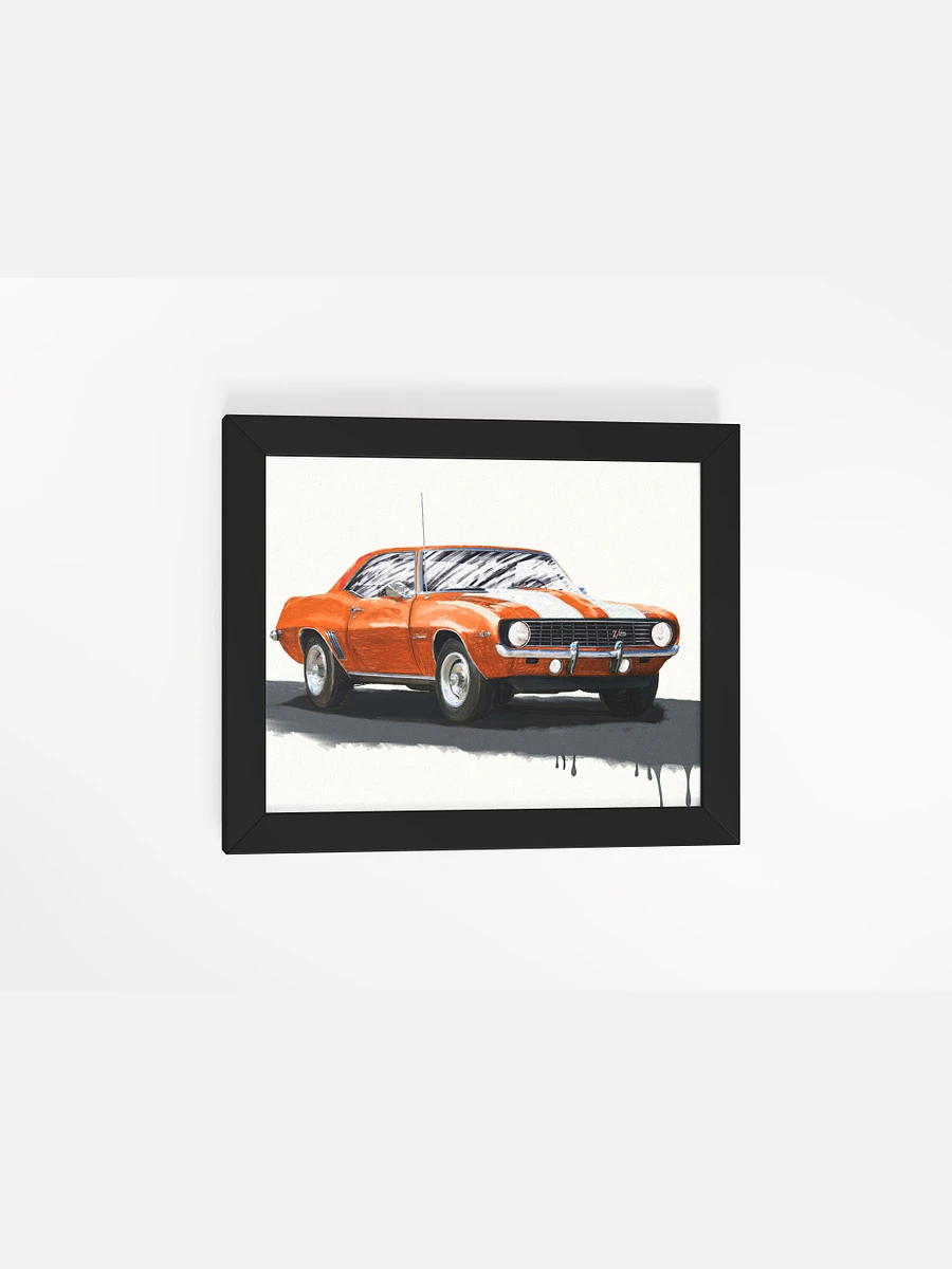 Hugger Orange 1969 Camaro Framed Poster product image (2)