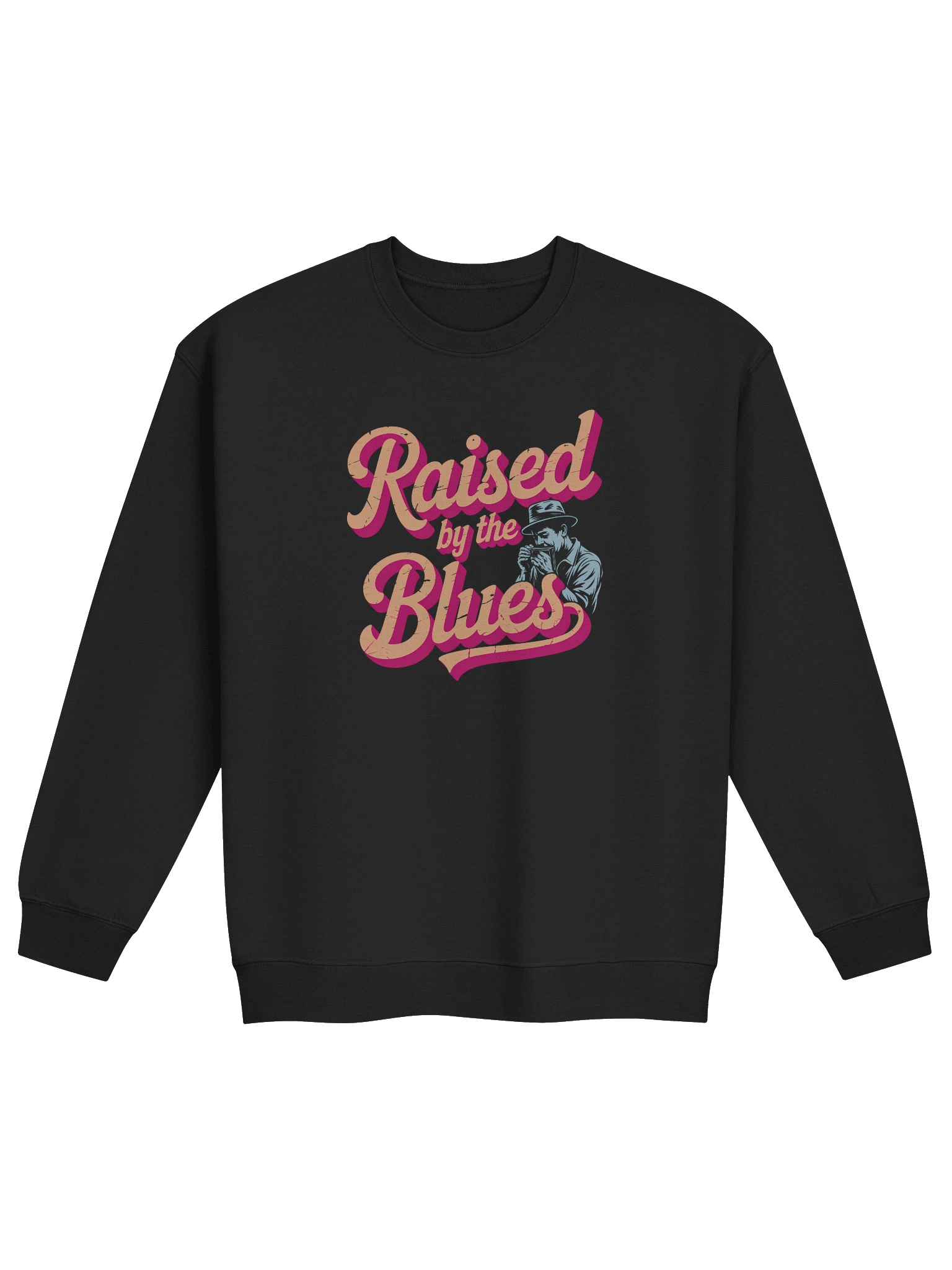 Raised by the Blues – Premium Sweatshirt (The Slogan Series) product image (1)