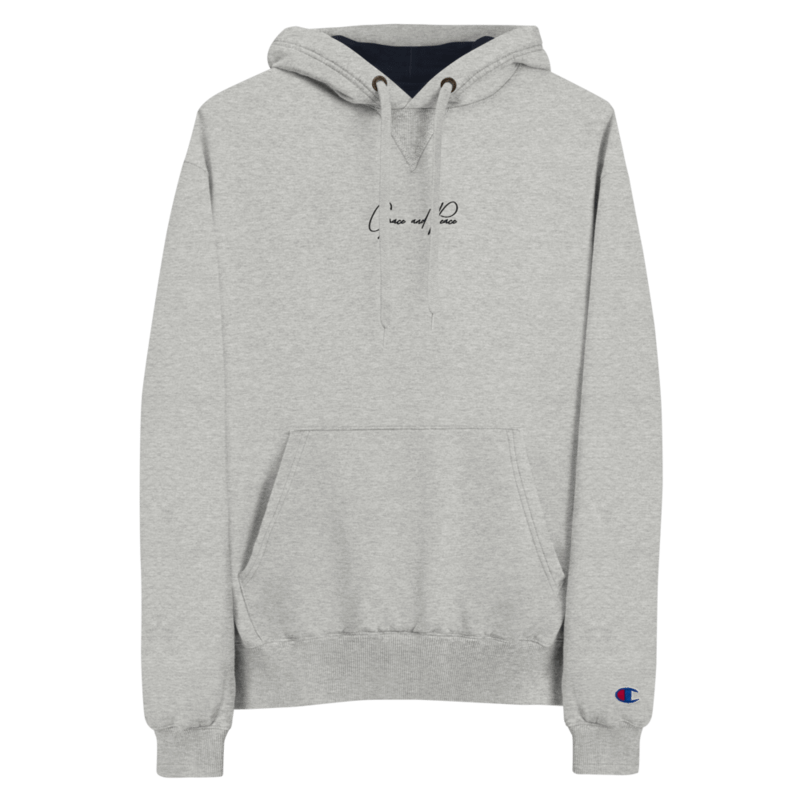 Grace and Peace Hoodie (Light Steel) product image (2)