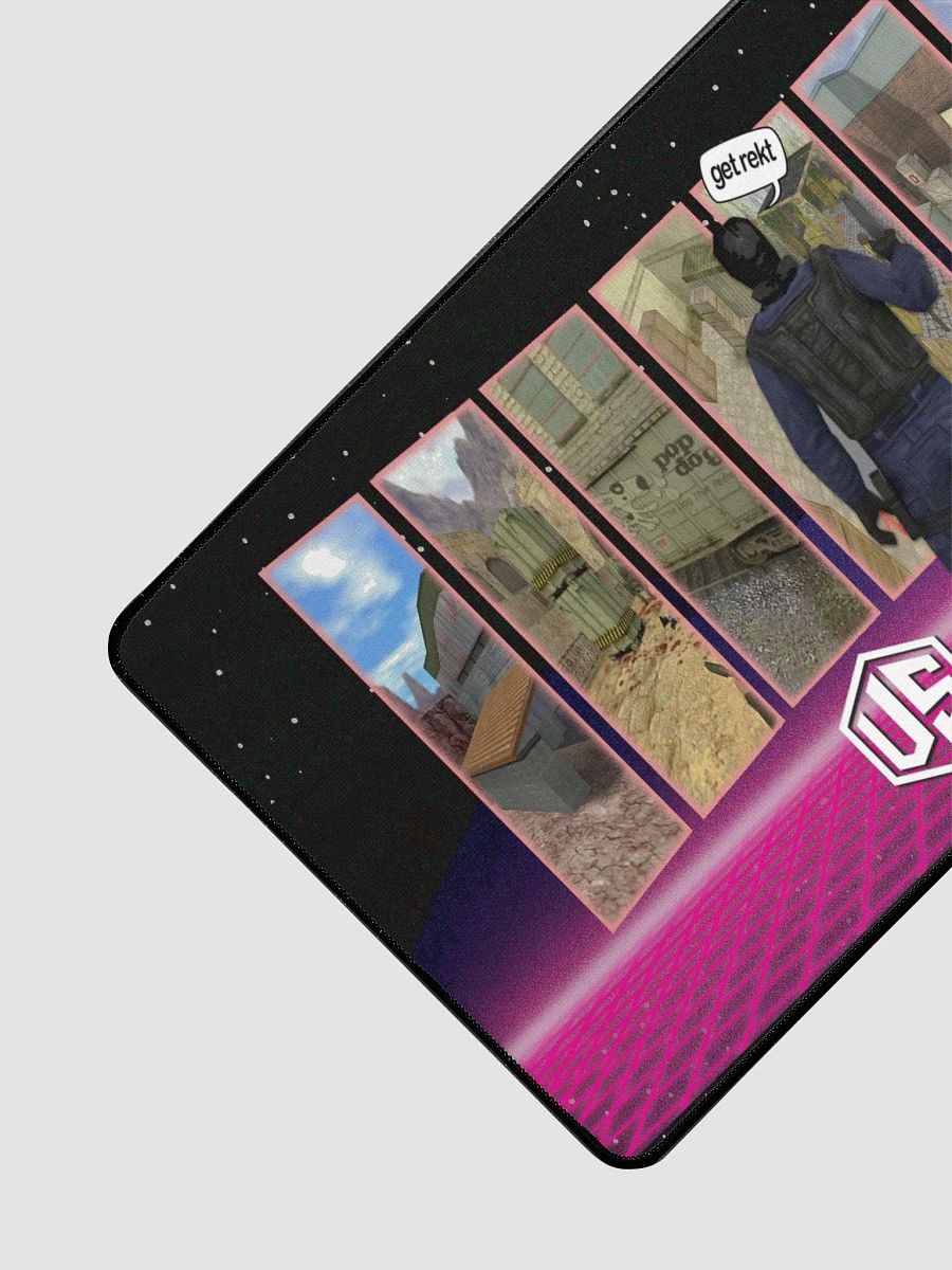 5vs5.net™ Get Rekt Gaming Desk Mat 15.5" x 31.5" product image (3)