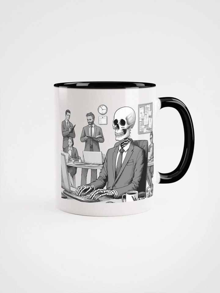 Corporate Skeleton (Black and White Mug) product image (1)
