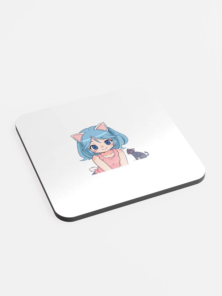 Feline Fantasy Glossed Cork Coaster product image (1)