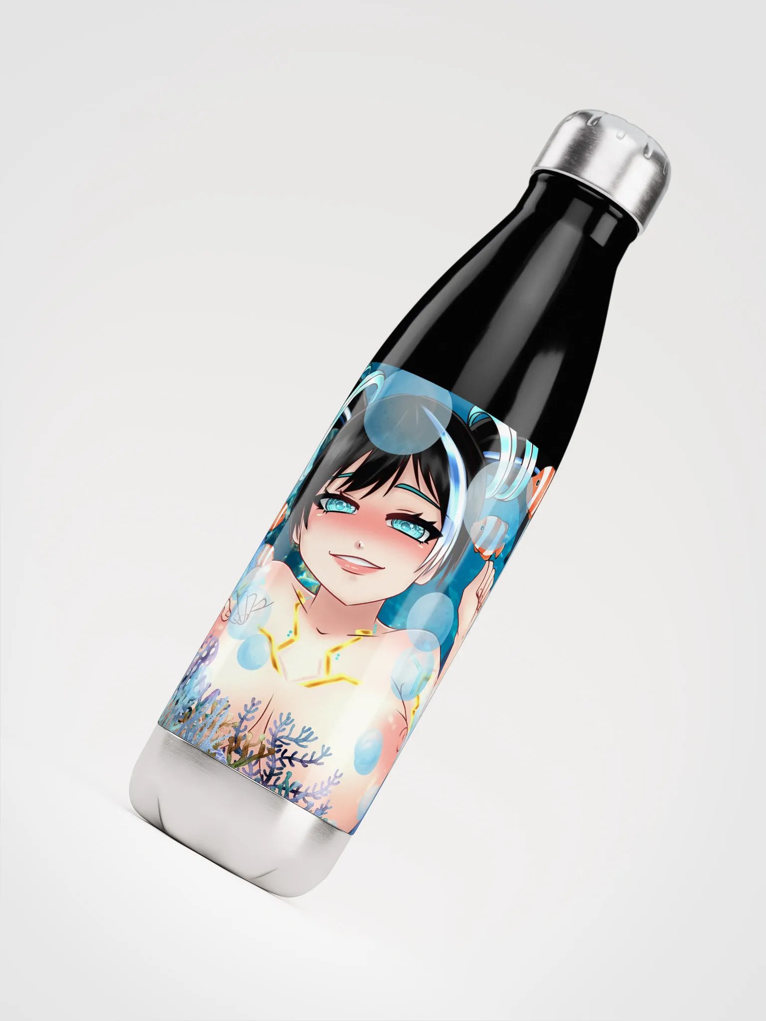 Adult Only Summer Swim Cyber DEM0 Metal Water Bottle product image (4)