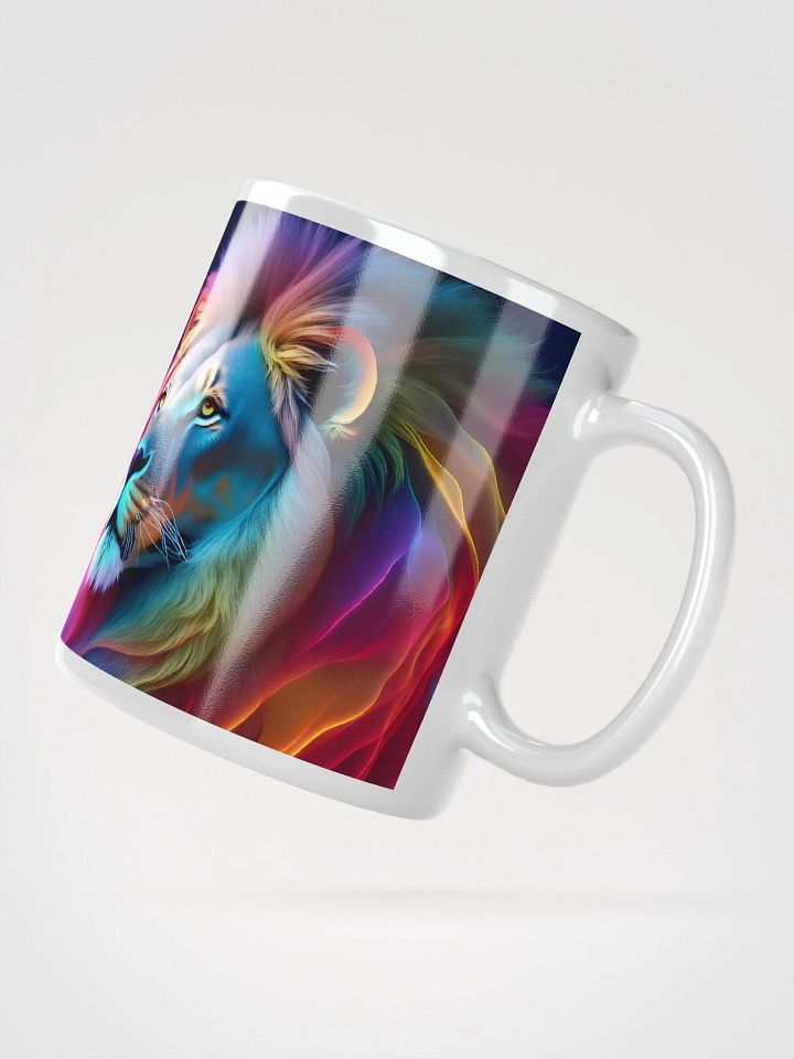 Neon Lion Symmetry Mug product image (4)