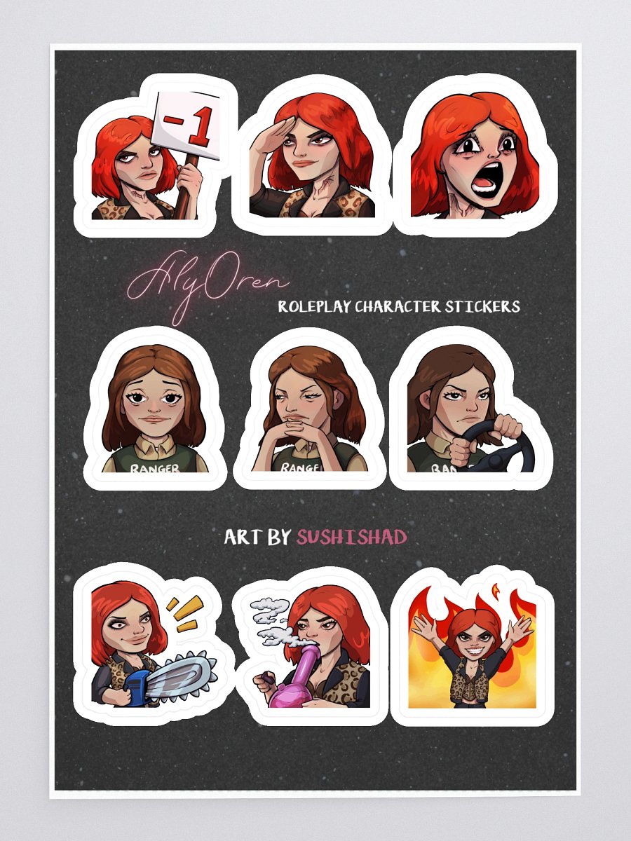 RP Character Sticker Sheet product image (3)