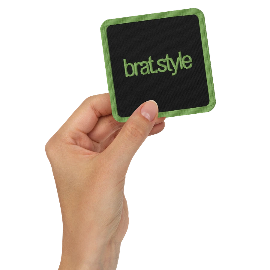 the bratstyle embroidered patch - square product image (2)