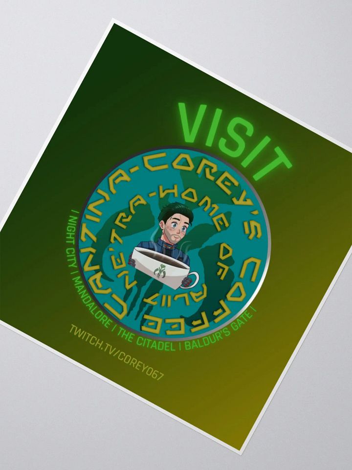 Visit Corey's Coffee Cantina Sticker product image (2)