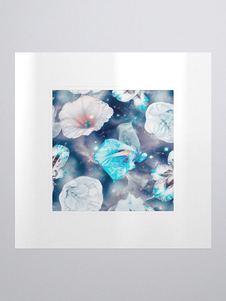 Galactic Wild Flower Alpha Sticker product image (1)