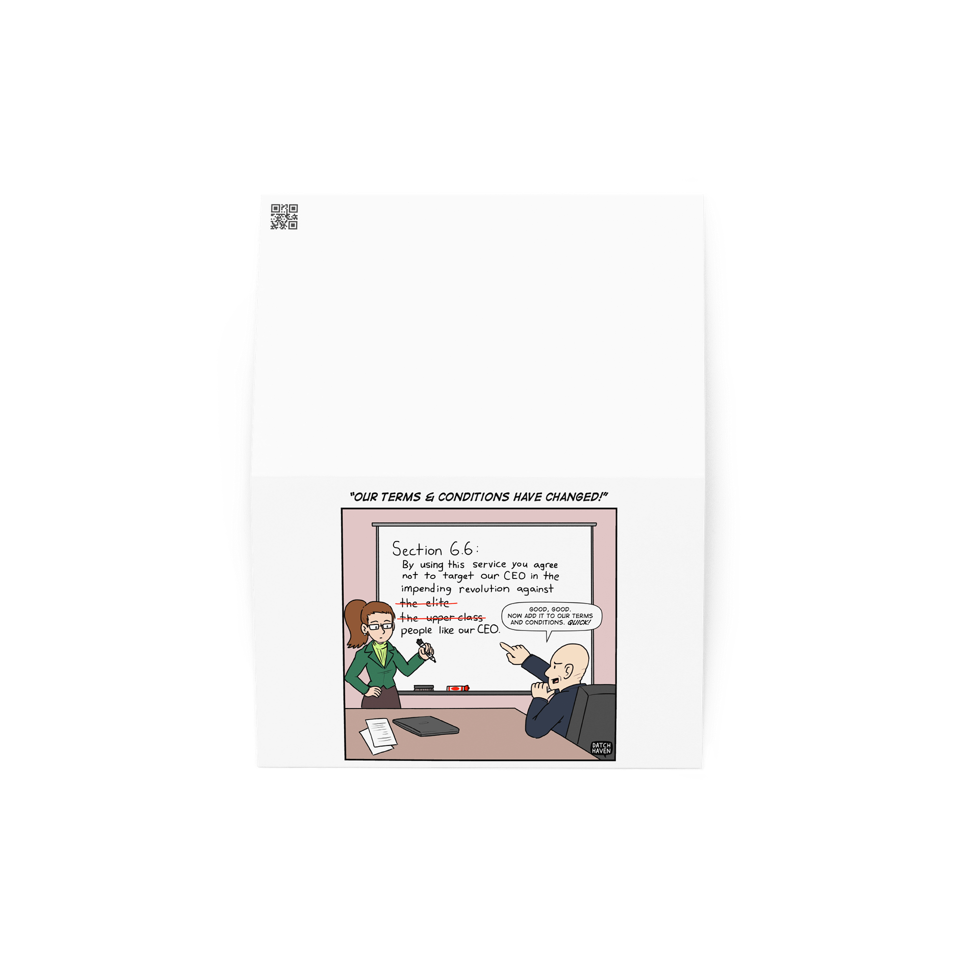 "Our terms & conditions have changed!" card product image (4)