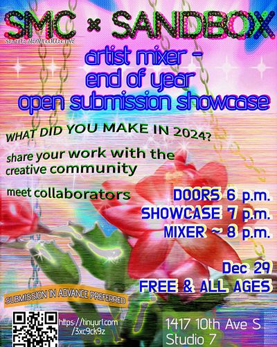 2024 is nearly over...

*

*

*

~ Come hang and share what you made this year ~

Sandbox and @seattlemediacollective invite ...