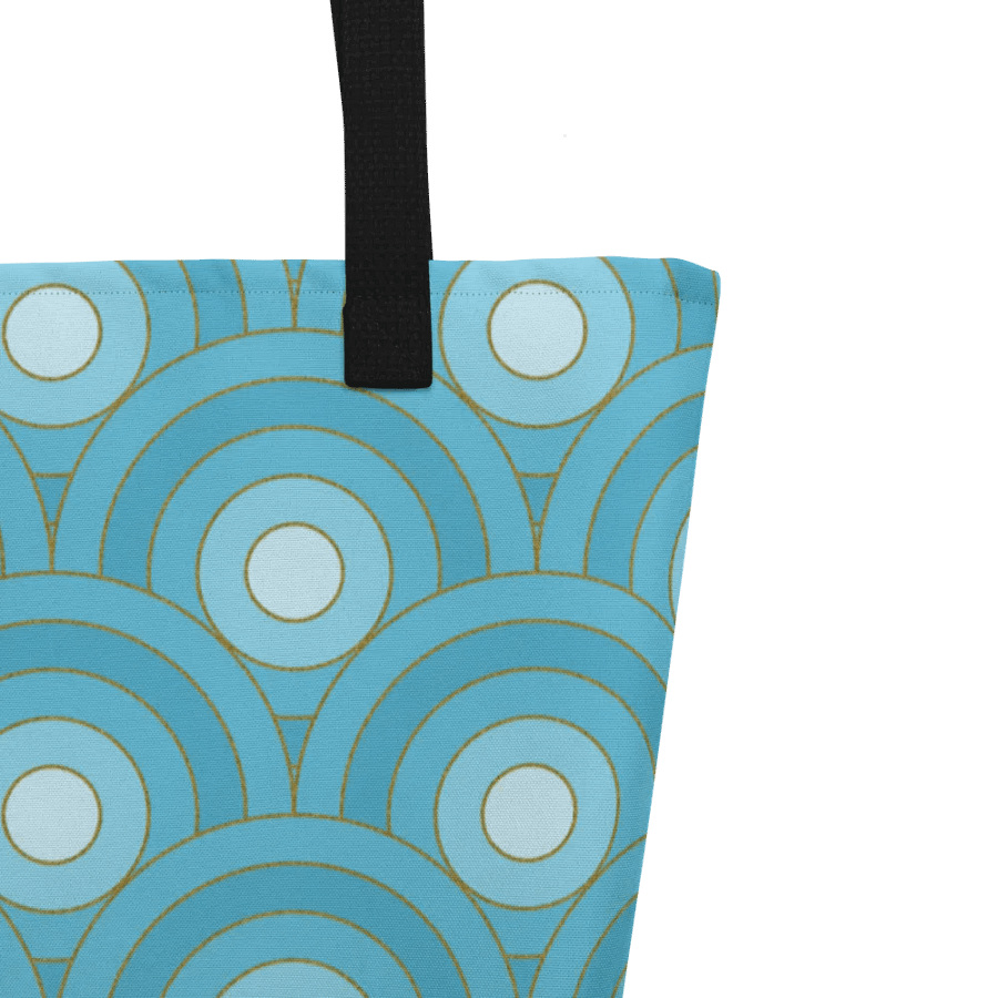 Beautiful Retro Bullseye Pattern All Over Print Tote product image (3)