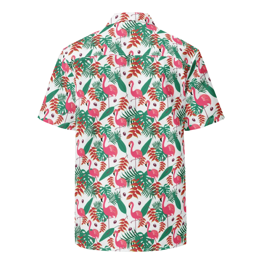 Flamingo Tropical Vibes Hawaiian Shirt product image (7)