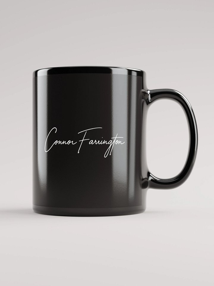 Pinky/Purple Wolf Black Glossy Mug product image (1)