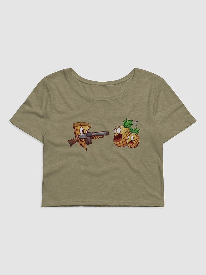 Pizza hates Pineapple Women's Crop product image (1)