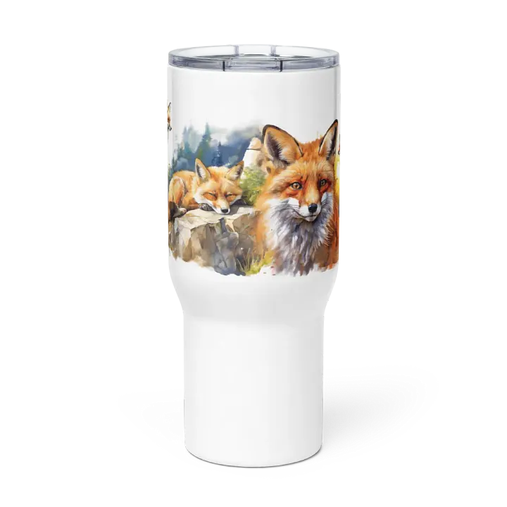 Wilderness Foxes Stainless Steel Travel Mug product image (2)