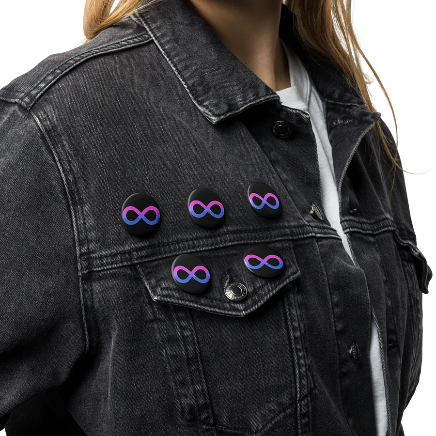 Bi Autistic Infinity Pin Set product image (8)