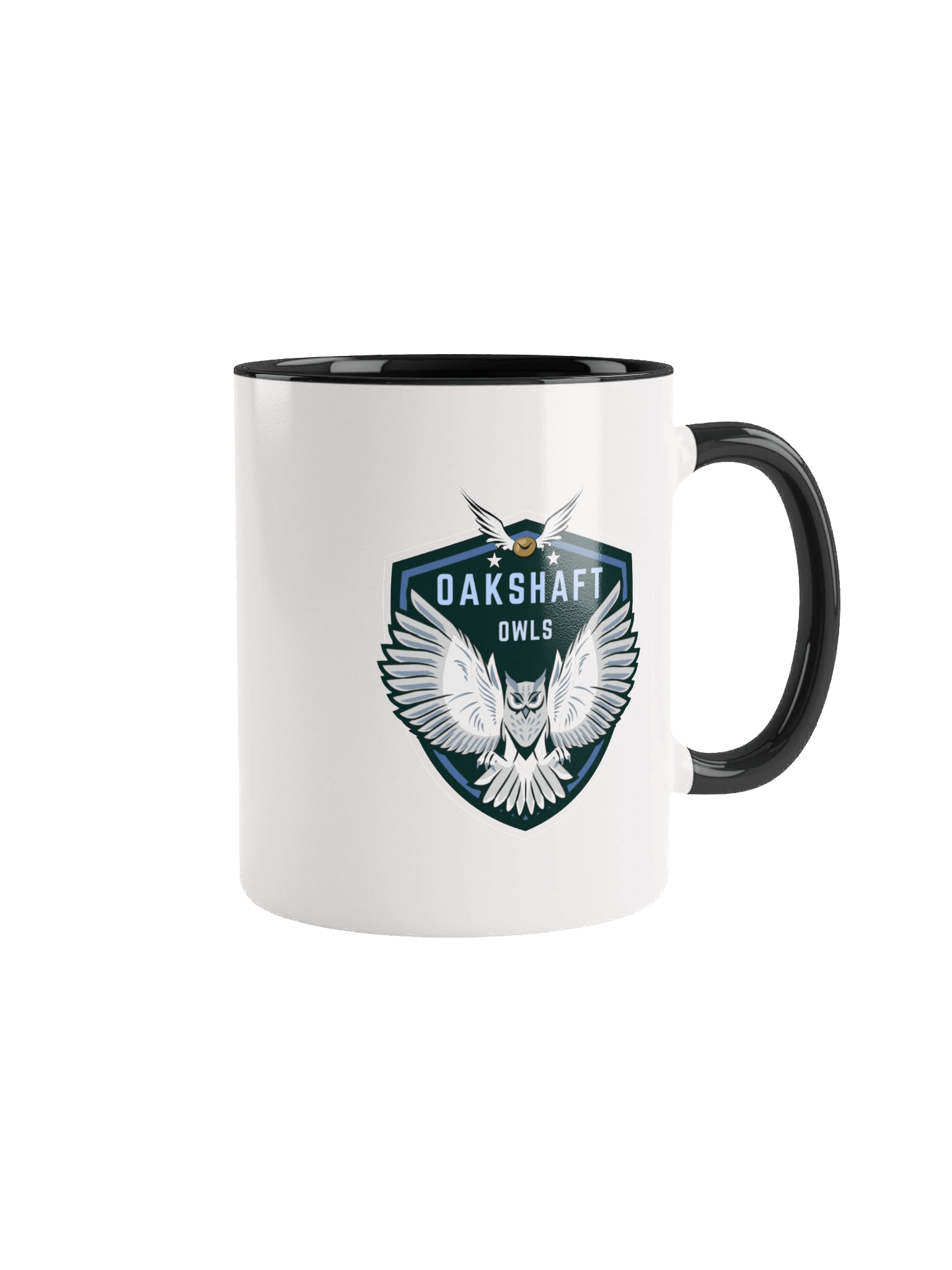 Oakshaft Owls Team Ceramic Mug with Color Inside product image (4)