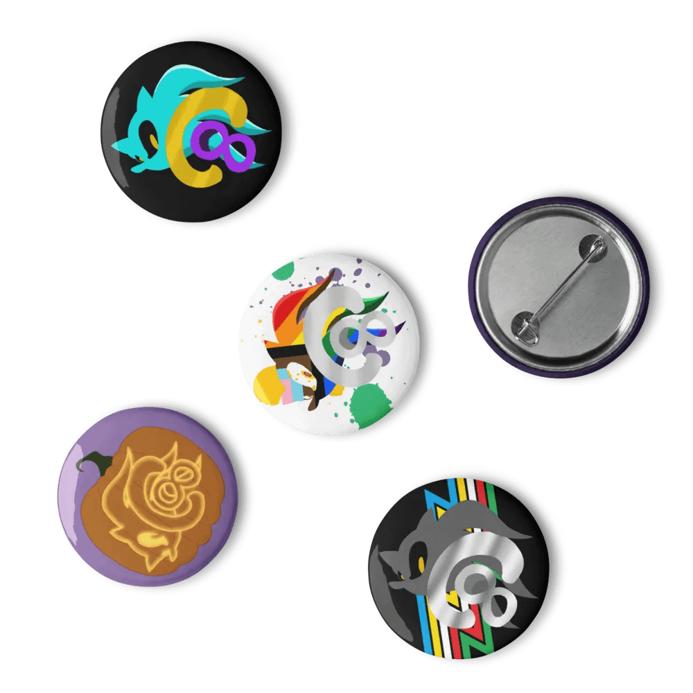 Logos 5 Pin Button Set product image (6)