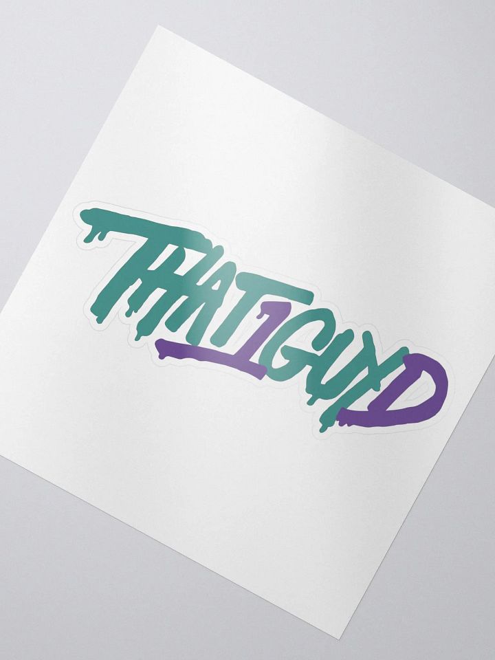 That1GuyD Text Logo Sticker product image (2)