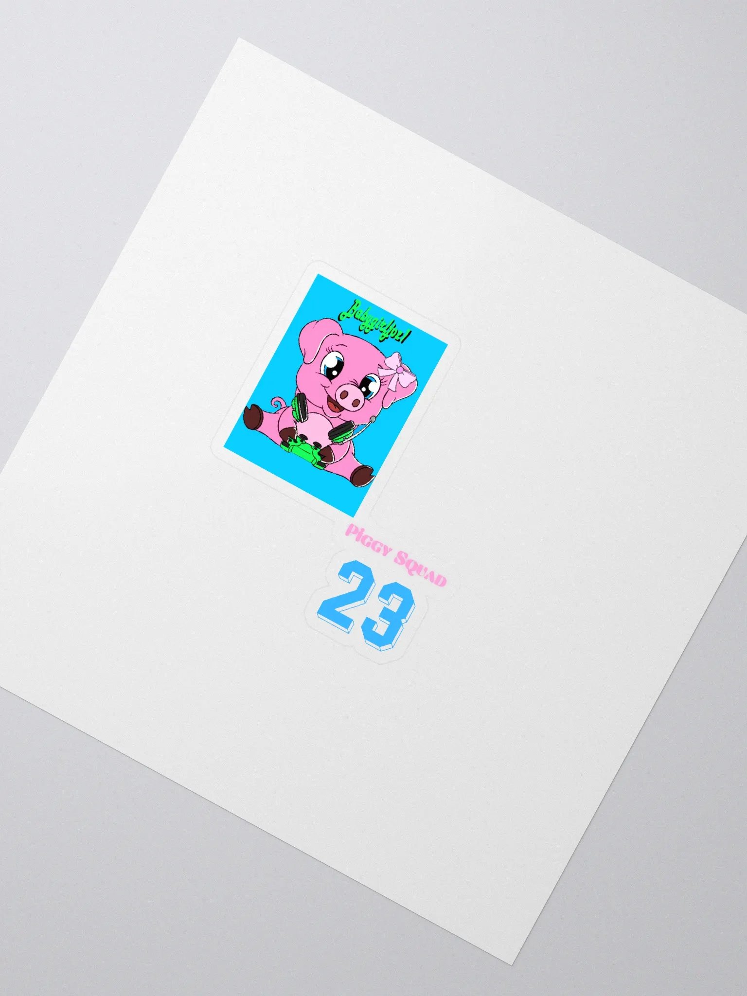 Piggy squad sticker product image (2)