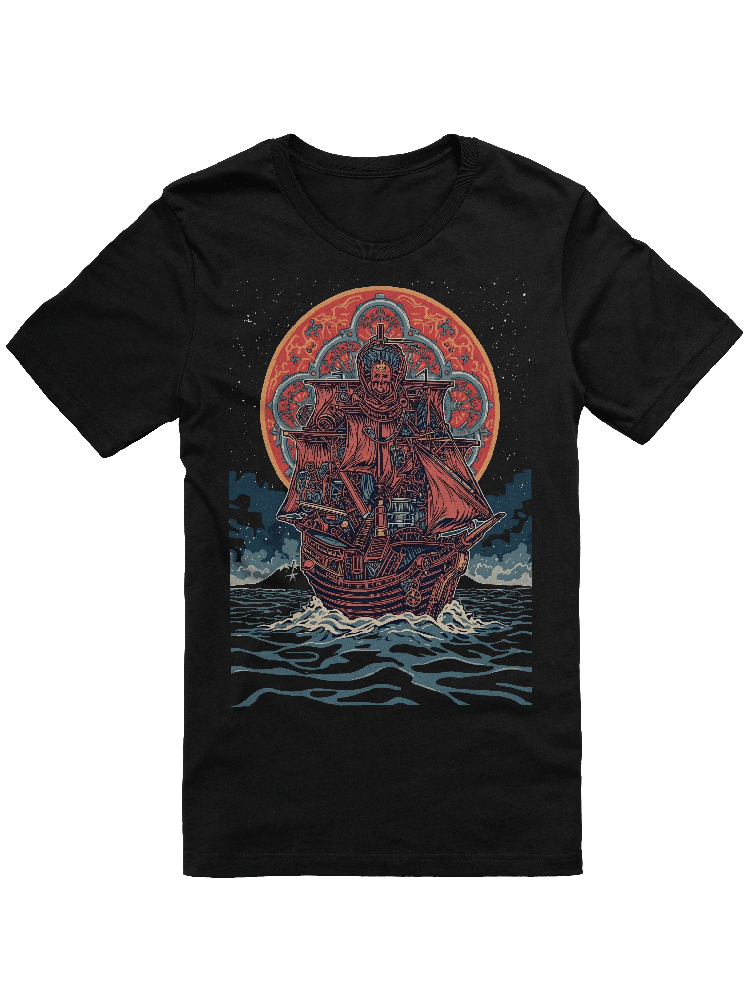 Mystical Ghost Ship Lightweight T-Shirt product image (1)