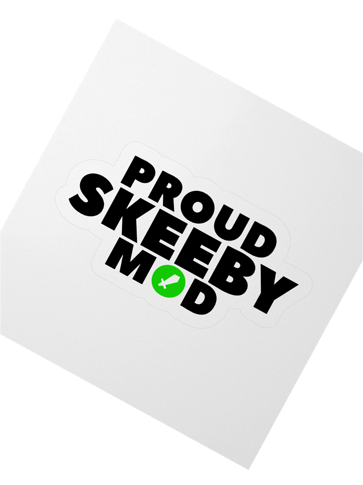 Proud Skeeby Mod Sticker product image (6)