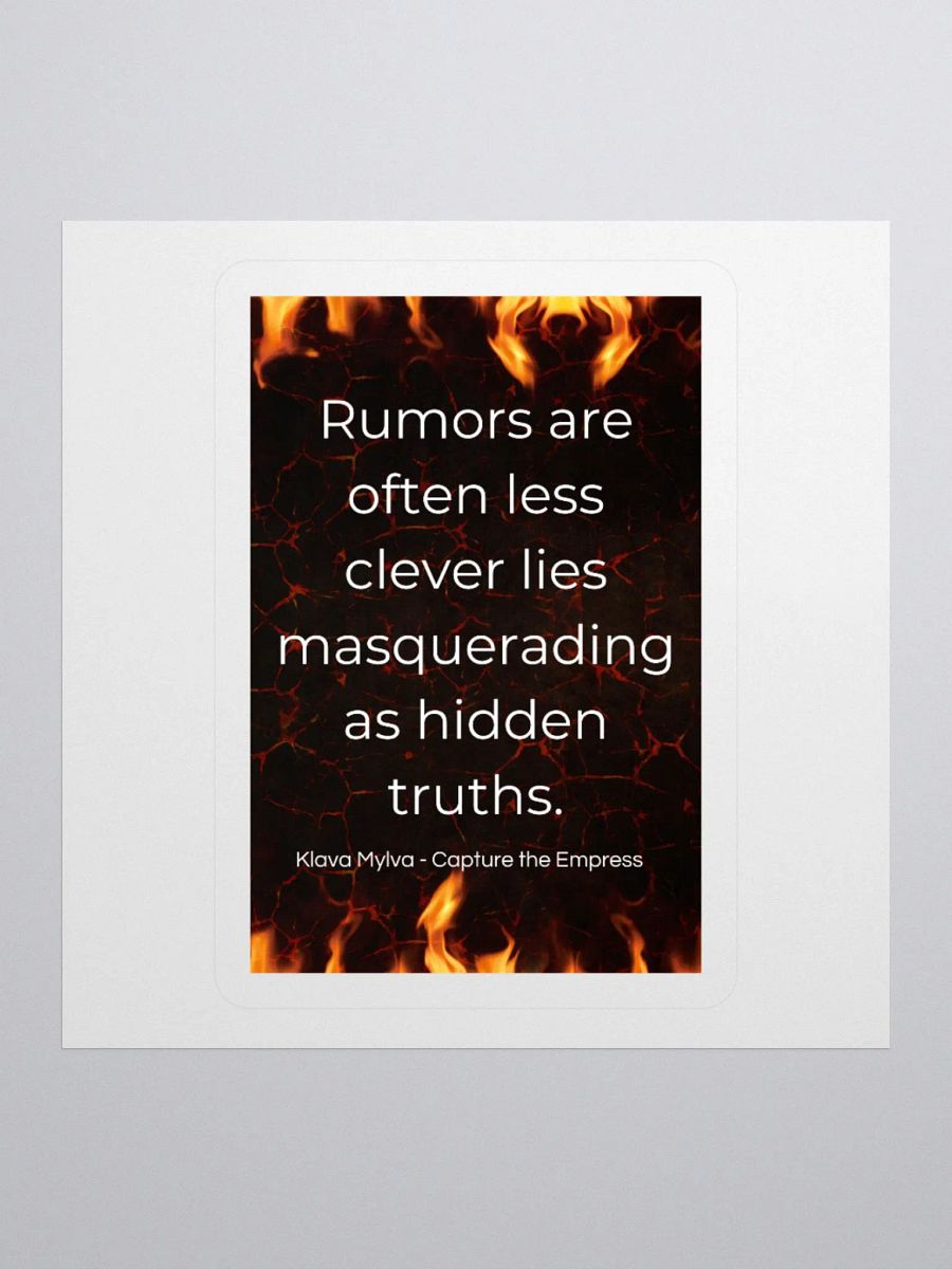 Clever lies sticker product image (1)