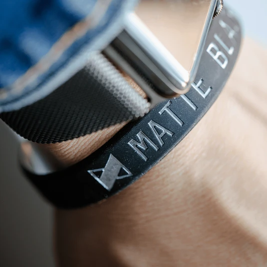 Matte Black Everything Wristband product image (1)