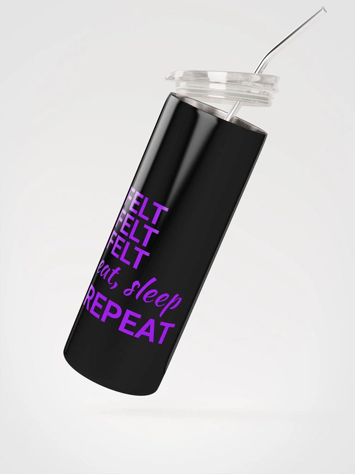 Felt Felt Felt Stainless Steel Skinny Tumbler and Straw (20oz) product image (2)