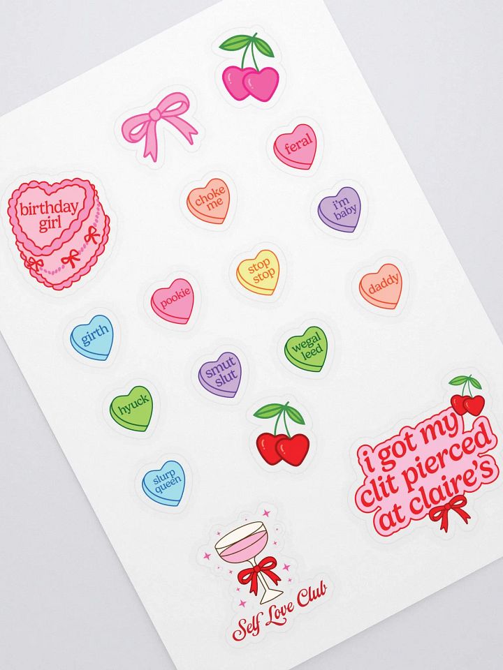 galentine's essentials sticker sheet product image (1)