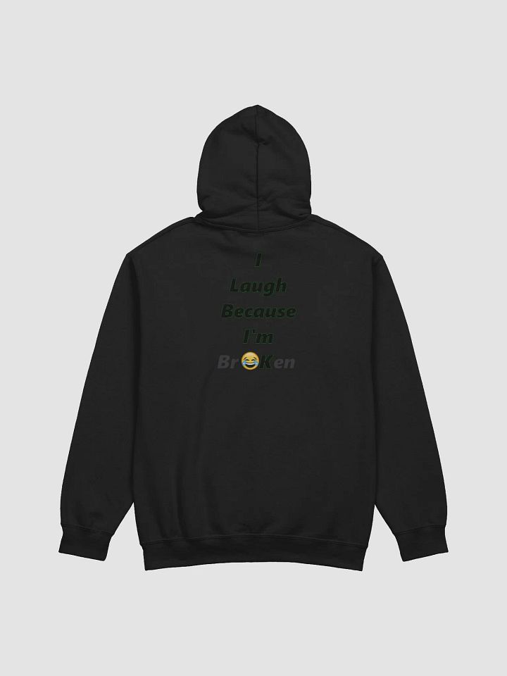 Black Broken Hoodie product image (1)