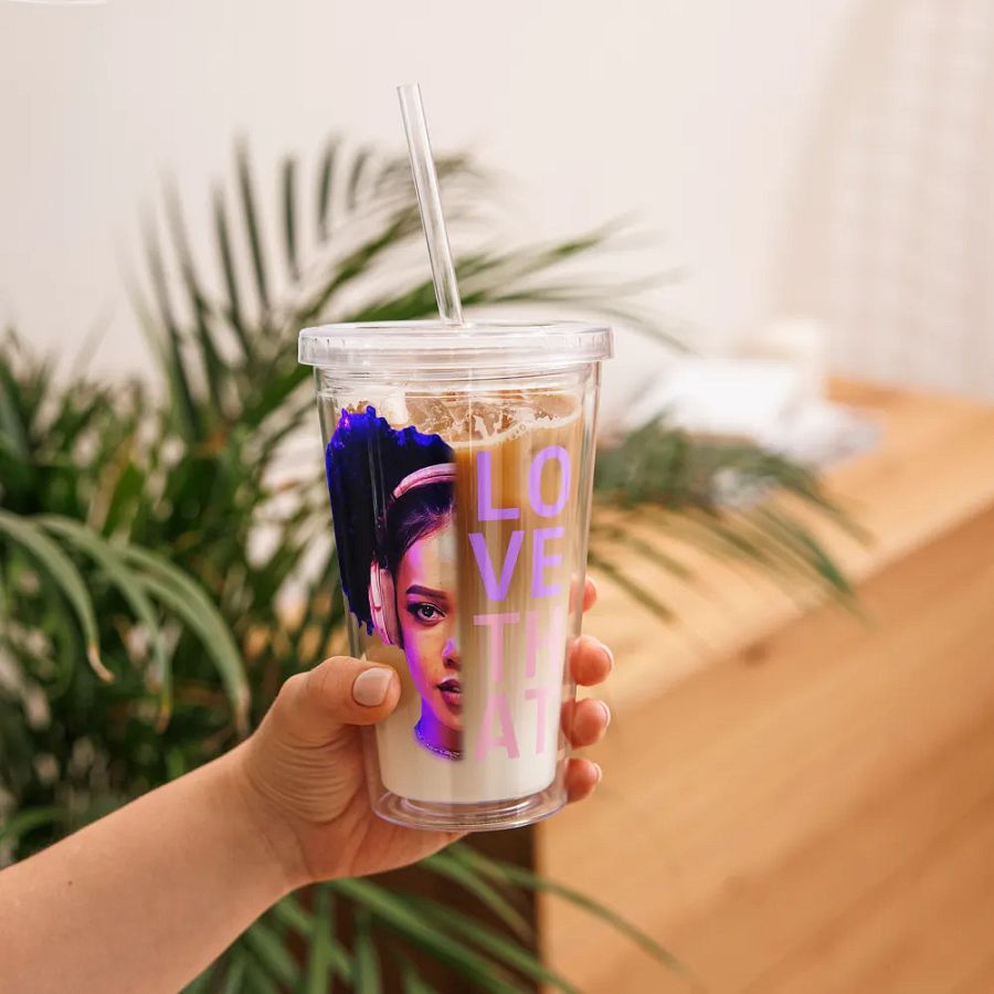 Eye Love That Plastic Tumbler product image (4)