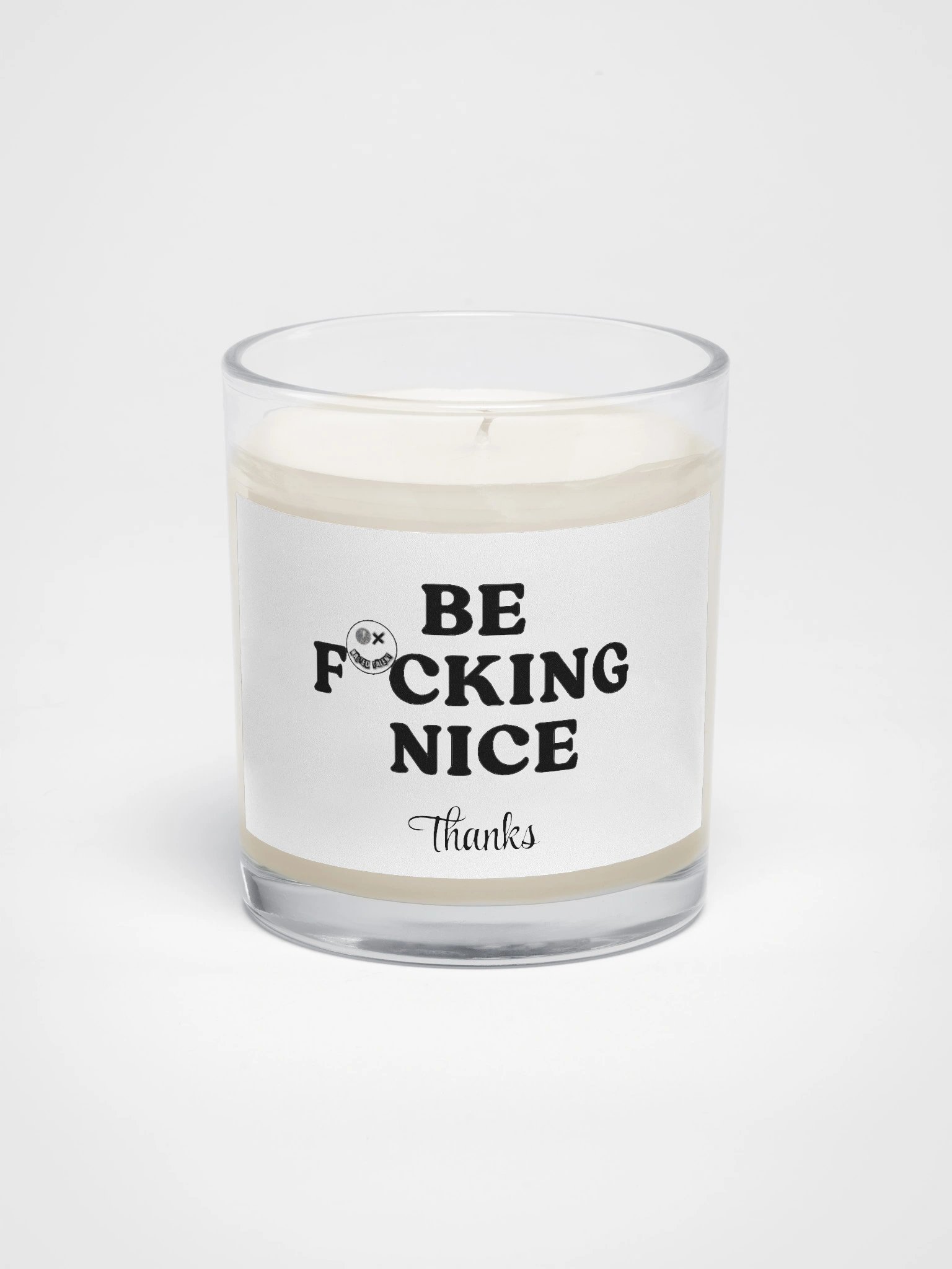 WASTED TALENT BE NICE CANDLE product image (1)