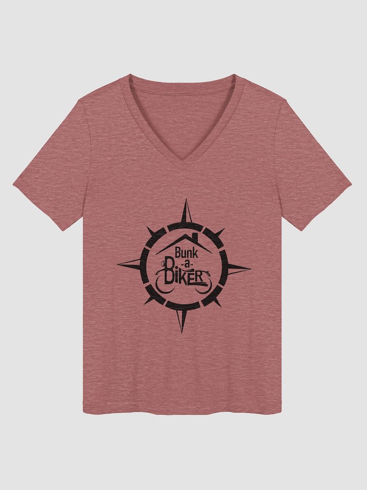 BaB Compass Women's V Neck Tee - Black Logo product image (2)