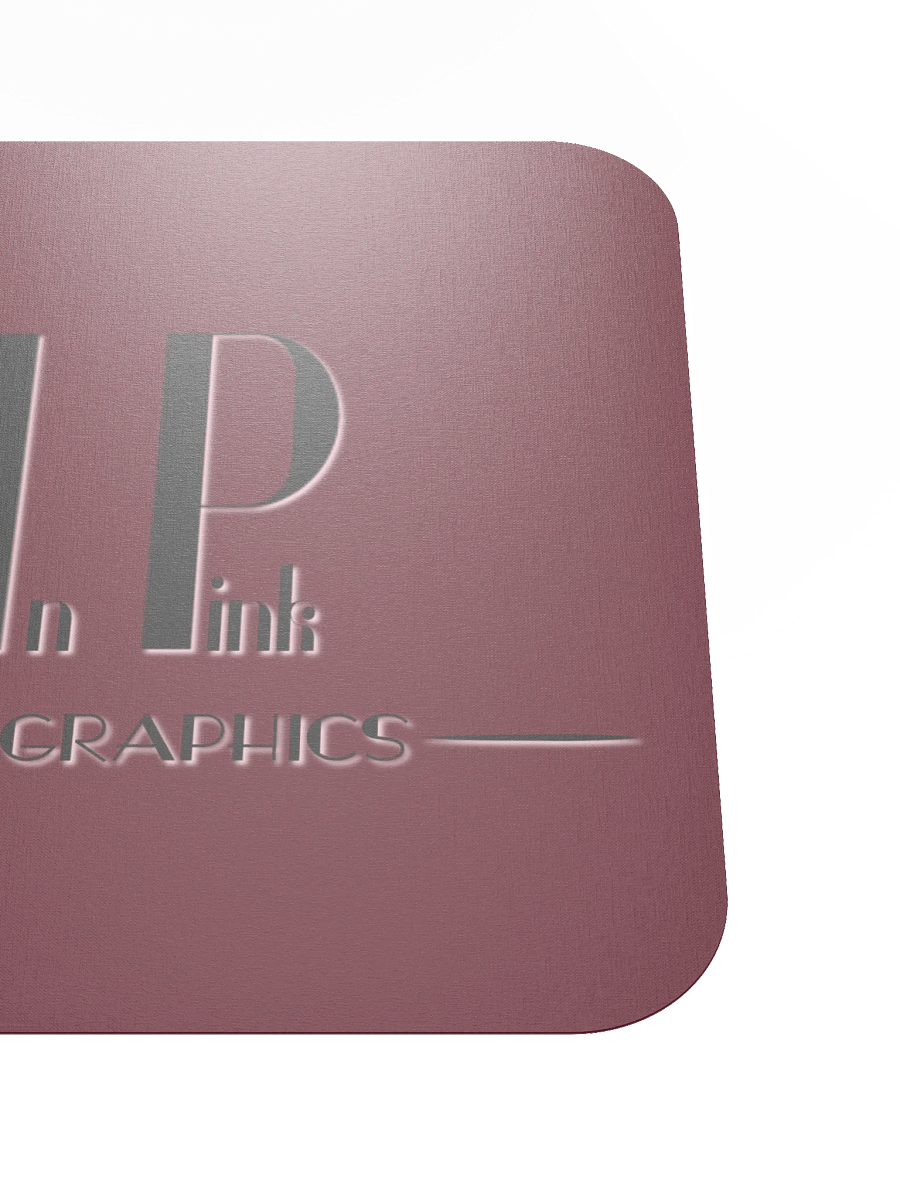 RIP Minimalist Logo Mouse Pad - Red product image (5)
