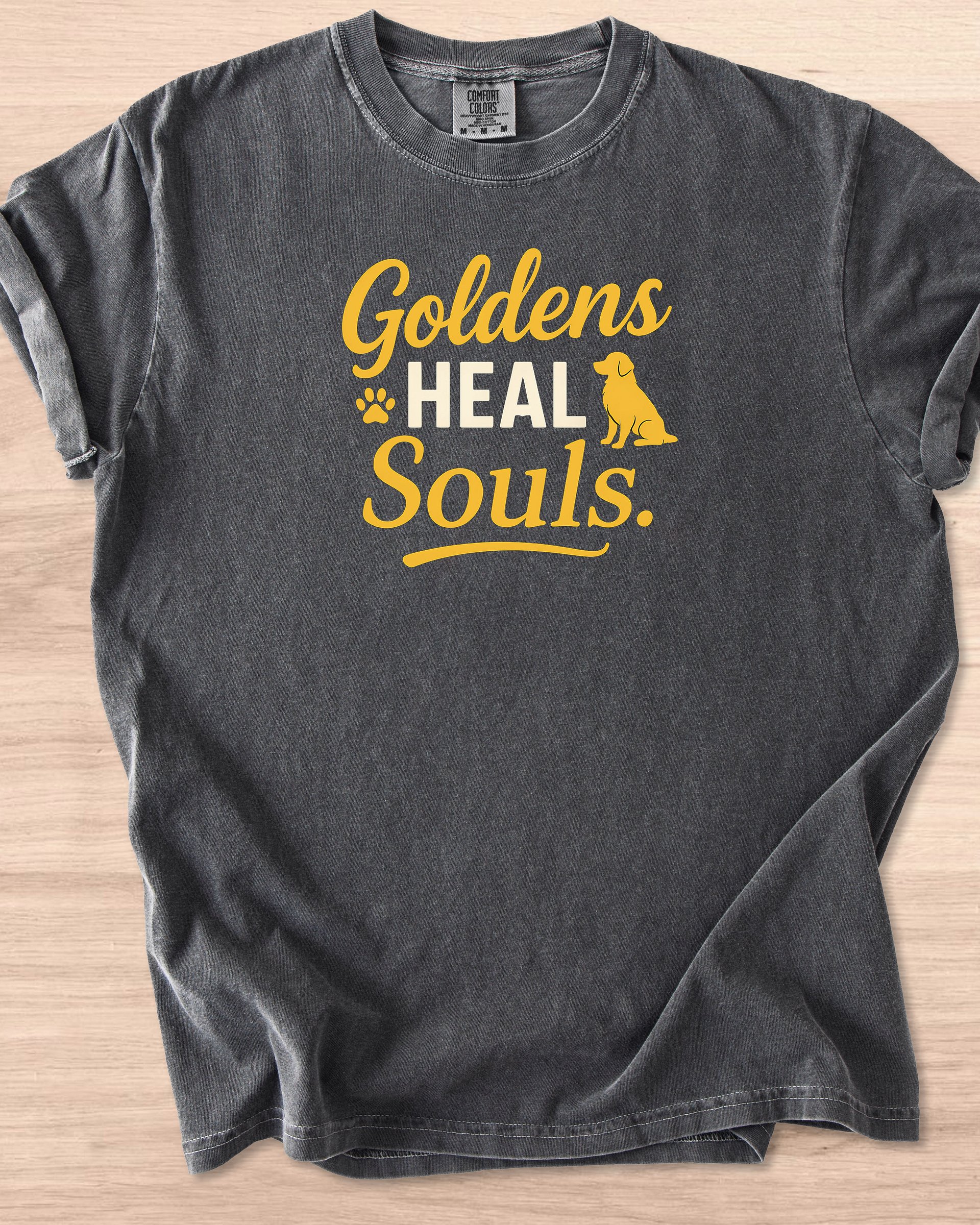 Goldens Heal Souls (Golden Retriever) Tee product image (48)