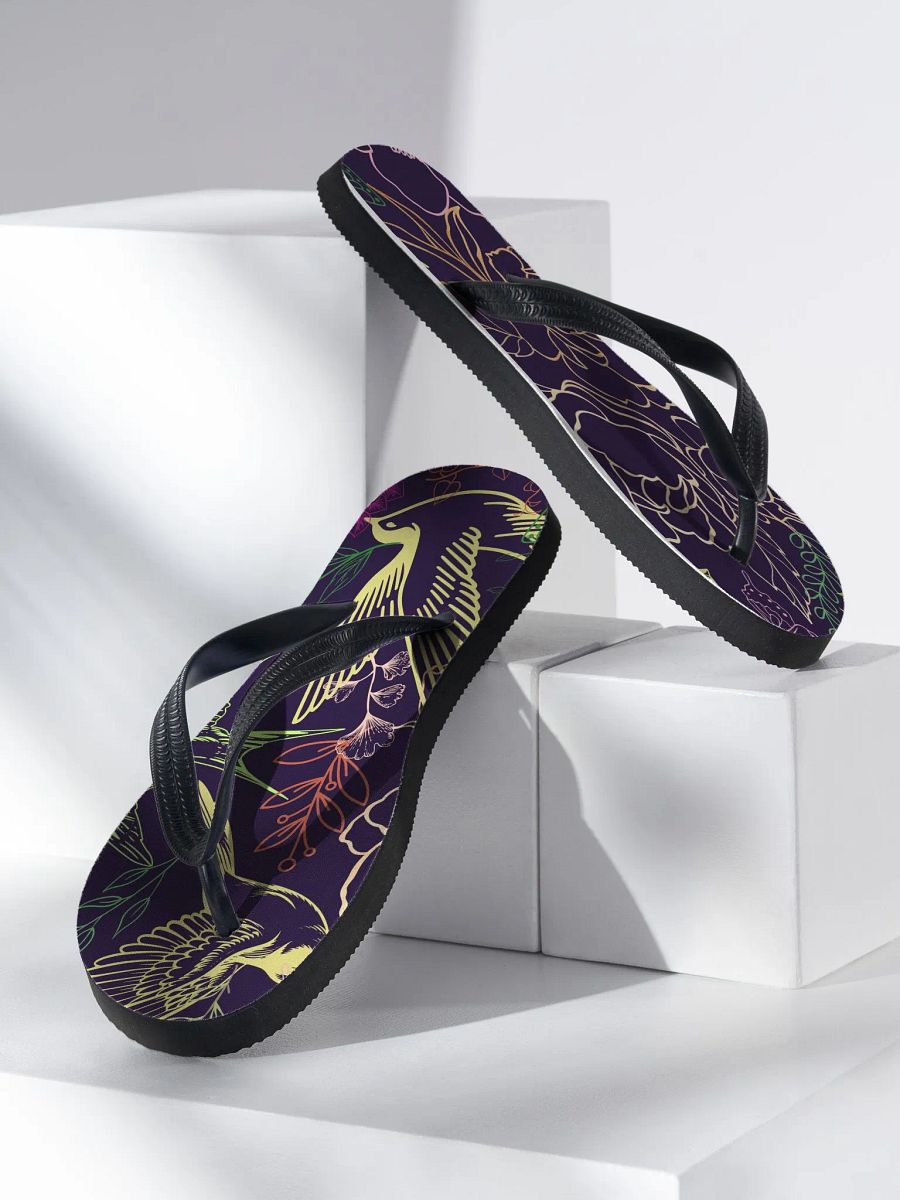 Botanical Sanctuary Custom Flip-Flops product image (2)