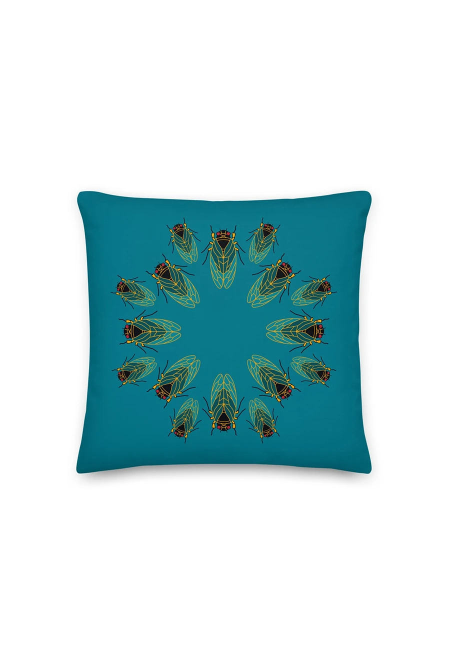 Kaleidoscope Cicadas Pillow Image 1