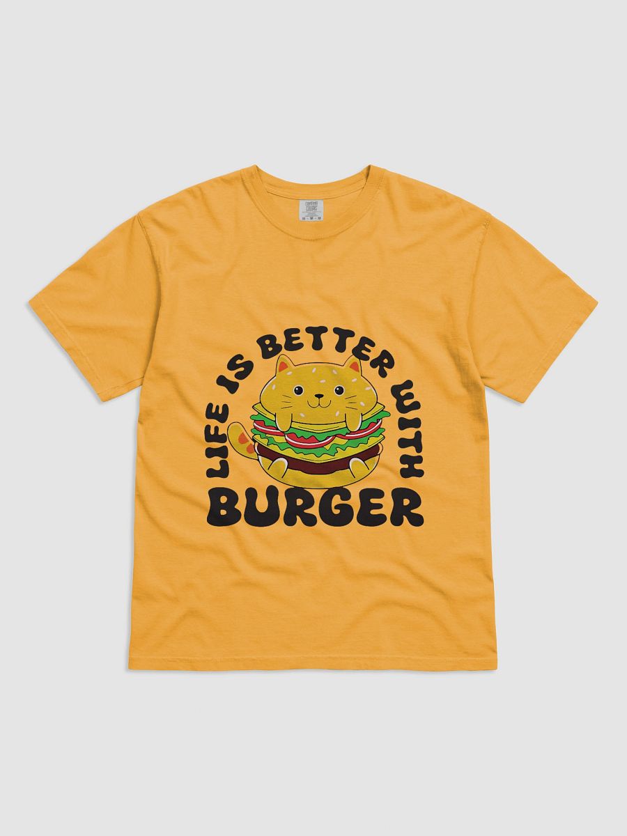 Happy Burger Cat T-Shirt product image (2)