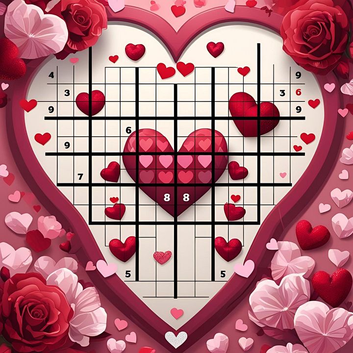 Sudoku Sweethearts: Love Logic Puzzles for Valentine’s Day product image (1)