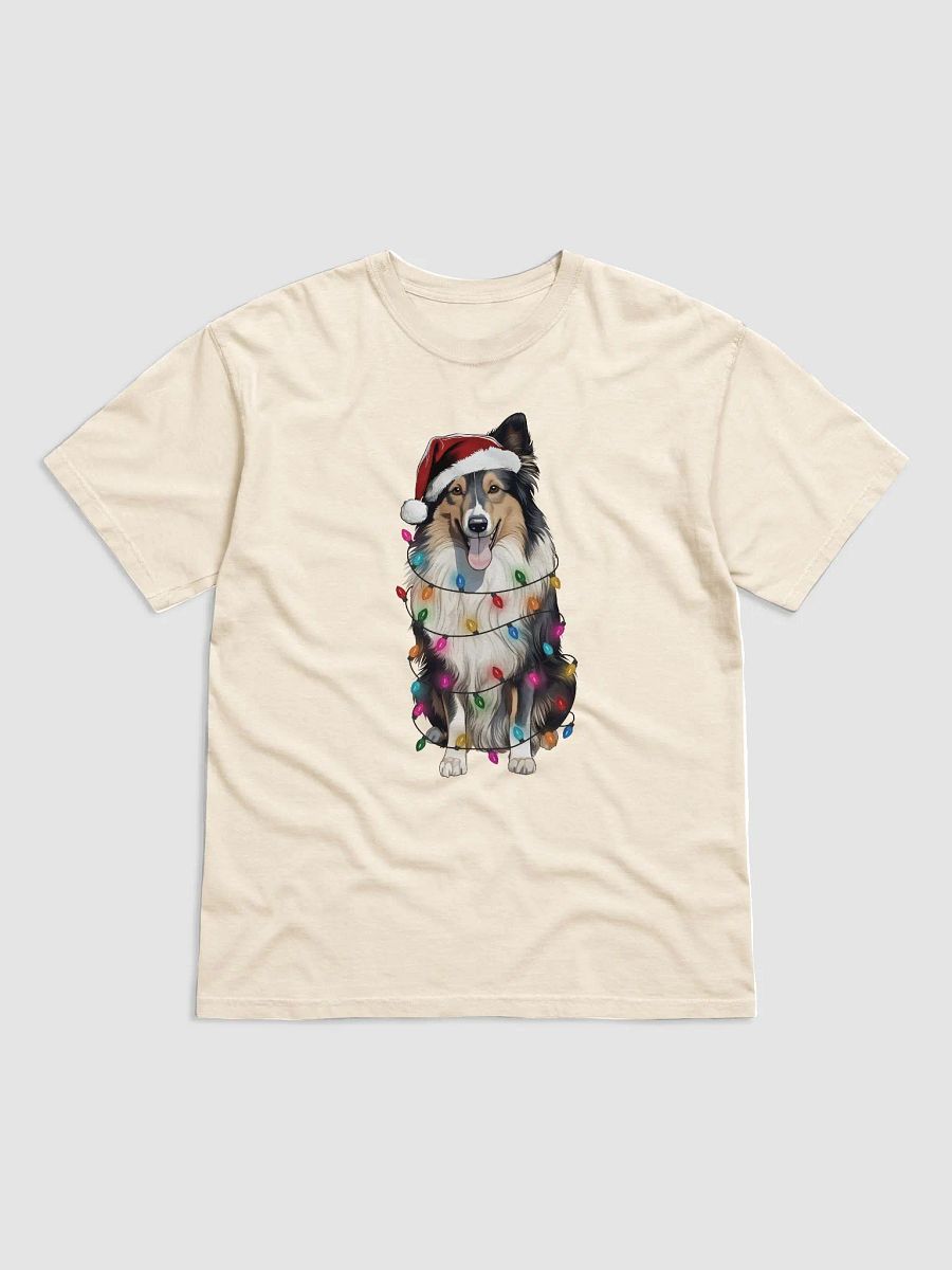 Funny Shetland Sheepdog(Tricolor) Christmas T-Shirt for Sheltie Paw-rents product image (19)