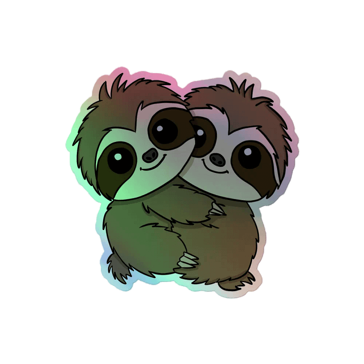 Holographic Sticker Sheet - Hug product image (2)