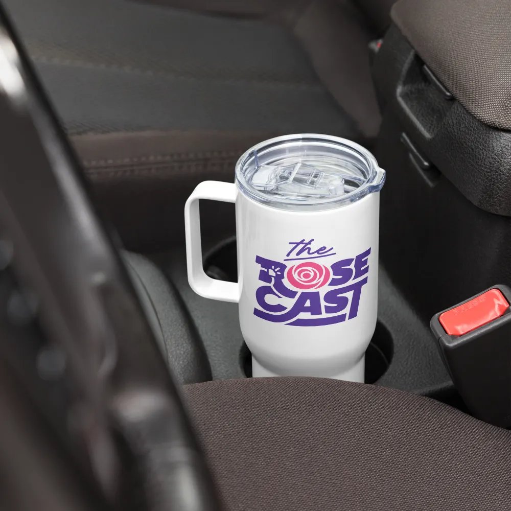 Rosecast Logo Travel Mug w/ Handle product image (8)