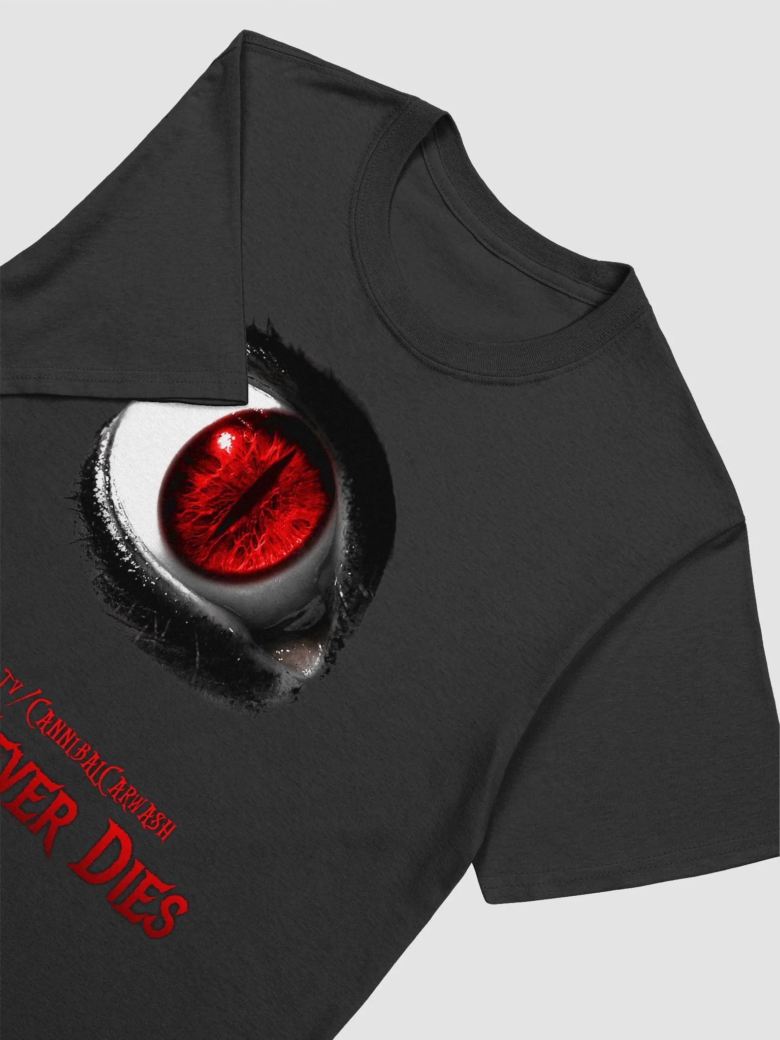 Evil Never Dies Logo T-Shirt (Red) product image (3)